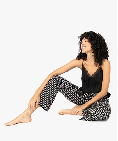GEMO Pantalon de pyjama femme imprimé Imprimé