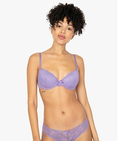 GEMO Soutien-gorge à bonnets coqués en dentelle Violet