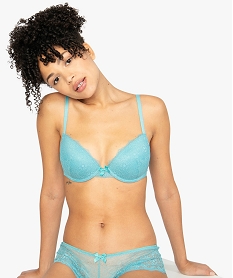 GEMO Soutien-gorge à bonnets coqués en dentelle Bleu