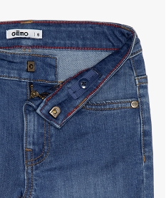 jean garcon slim en coton stretch delave ultra resistant grisB656101_2