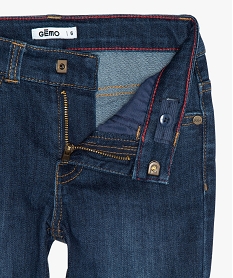 jean garcon slim en coton stretch delave ultra resistant grisB656201_3