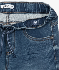 jean garcon avec taille elastiquee grisB656301_4