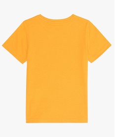 tee-shirt a manches courtes uni garcon orangeB664301_2