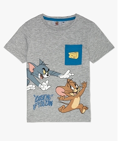 GEMO Tee-shirt garçon avec motif XXL – Tom and Jerry Gris