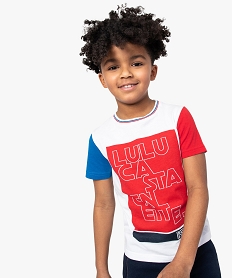 GEMO Tee-shirt garçon multicolore – LuluCastagnette Blanc
