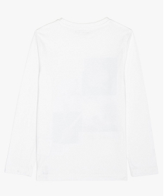 tee-shirt garcon a motifs sportifs – lulu castagnette blanc tee-shirtsB668401_3