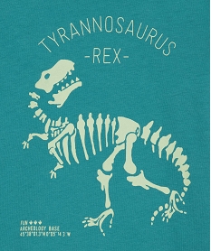 tee-shirt garcon a manches longues avec motif dinosaure vertB668801_2
