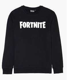 sweat garcon avec inscription contrastante - fortnite noir sweatsB672101_1