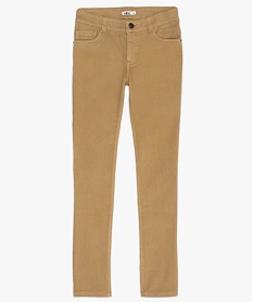 pantalon garcon style jean slim 5 poches orangeB673301_1