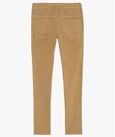 pantalon garcon style jean slim 5 poches orangeB673301_4
