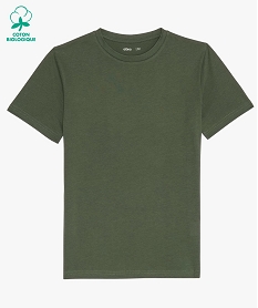 GEMO Tee-shirt à manches courtes uni garçon Vert