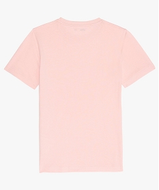 tee-shirt a manches courtes uni garcon rose tee-shirtsB678201_2