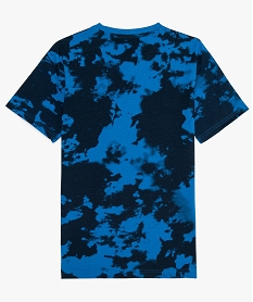 tee-shirt garcon imprime avec motif football americain bleuB679101_3