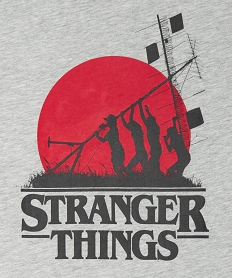 tee-shirt garcon avec motif xxl- stranger things grisB679801_2