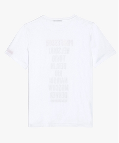 tee-shirt garcon imprime - la casa de papel blancB680001_3