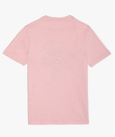 tee-shirt garcon avec inscription contrastante roseB680201_3