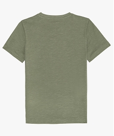 tee-shirt garcon imprime tropical vertB680301_3
