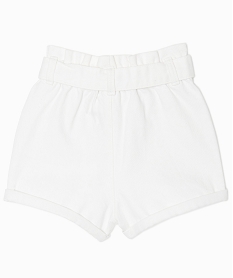 short fille en coton taille haute – lulucastagnette beige shortsB683601_4