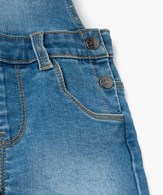 salopette fille en jean coupe courte gris ensemblesB689501_3