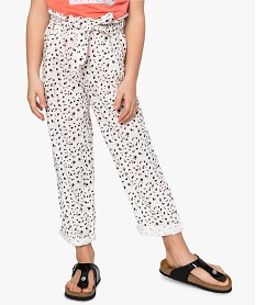 SANS GENRE NOIR PANTALON AOP