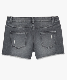 short en jean avec marques d’usure grisB706801_4