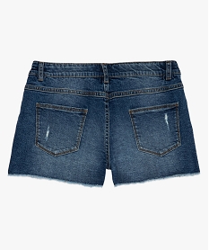 short en jean avec marques d’usure grisB706901_4
