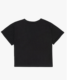 tee-shirt fille avec motif 101 dalmatiens - disney noir tee-shirtsB714001_3