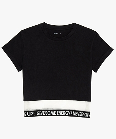 PULL MULITICOULEUR TEE-SHIRT NOIR