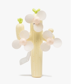 ventilateur manuel pour enfant en forme de cactus jauneB721601_1