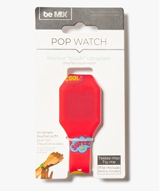 GEMO Montre enfant Touch ultra-plate - Pop Watch Rouge