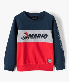 GEMO Sweat garçon tricolore - MarioKart Multicolore