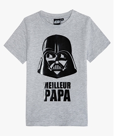 GEMO Tee-shirt garçon motif Dark Vador - Star Wars Gris