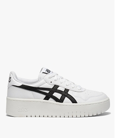 GEMO Baskets femme unies à lacets – Asics Japan S PF blanc standard