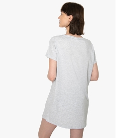 chemise de nuit femme la petite sirene - disney gris nuisettes chemises de nuitB749701_3