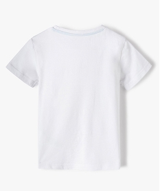 tee-shirt garcon avec motif en sequins reversibles blanc tee-shirtsB765601_3