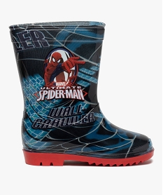 GEMO Bottes de pluie garçon - Spiderman Bleu