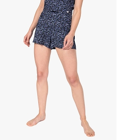 bas de pyjama femme a motifs fleuris – lulucastagnette imprimeB771001_1