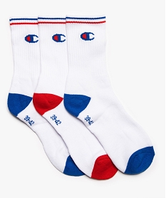 GEMO Chaussettes homme de sport - Champion (lot de 3) blanc standard