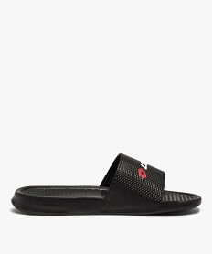 GEMO Mules de piscine homme bicolores - Lotto noir standard