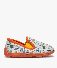 chaussons garcon couvrants dessus imprime jungle grisB789501_1