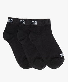 GEMO Chaussettes garçon pour le sport tige basse (lot de 3) - Puma noir standard