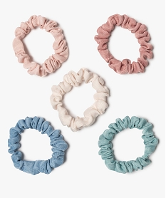 GEMO Chouchou fille petit format (lot de 5) Multicolore