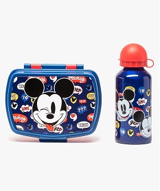 GEMO Set boîte à sandwich et gourde en aluminium - Mickey Vert