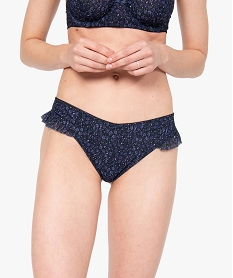 GEMO Tanga femme en tulle imprimé – LuluCastagnette Imprimé