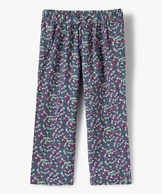 GEMO Pantalon fille fluide imprimé coupe ample Imprimé