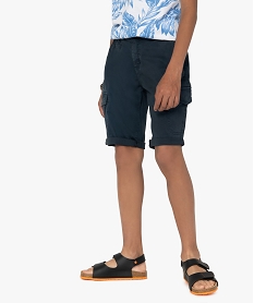 bermuda garcon multi-poches – american people bleu shorts bermudas et pantacourtsB814901_1