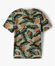 tee-shirt garcon imprime jungle - american people vertB815601_4