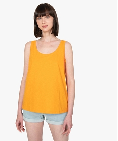 COLLANT NOIR TEE-SHIRT ORANGE