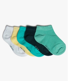 GEMO Chaussettes bébé fille courtes (lot de 5) dore