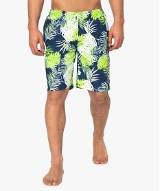 short de bain homme motif tropical - roadsign multicoloreB835101_1